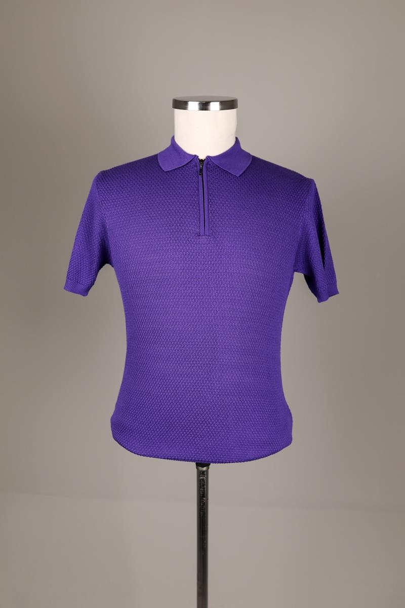 Ferm.polo Yaka K.kol T-shirt - Mor