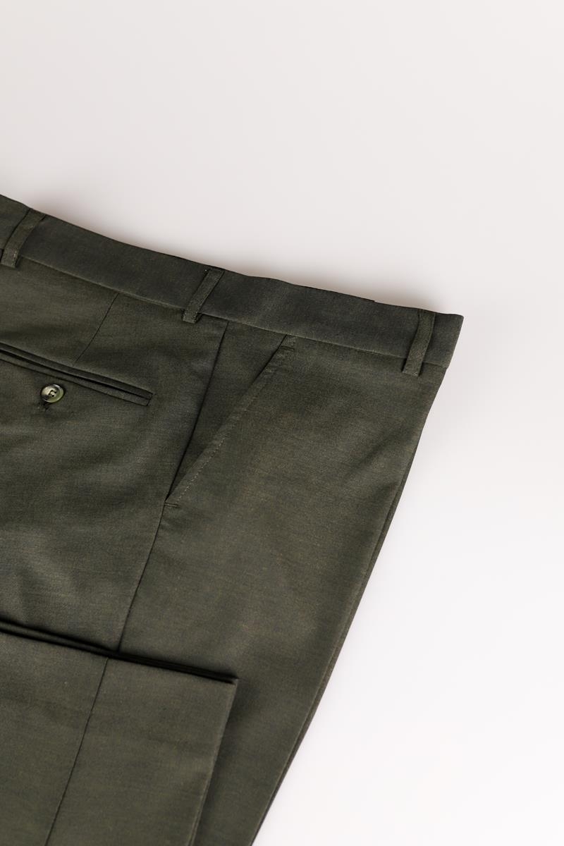 Slim Fit Pantolon - Yeşil