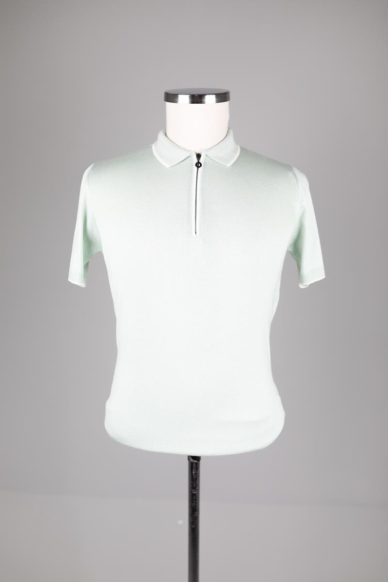 Ferm. Polo Yaka K. Kol T- Shirt - Açık Mint