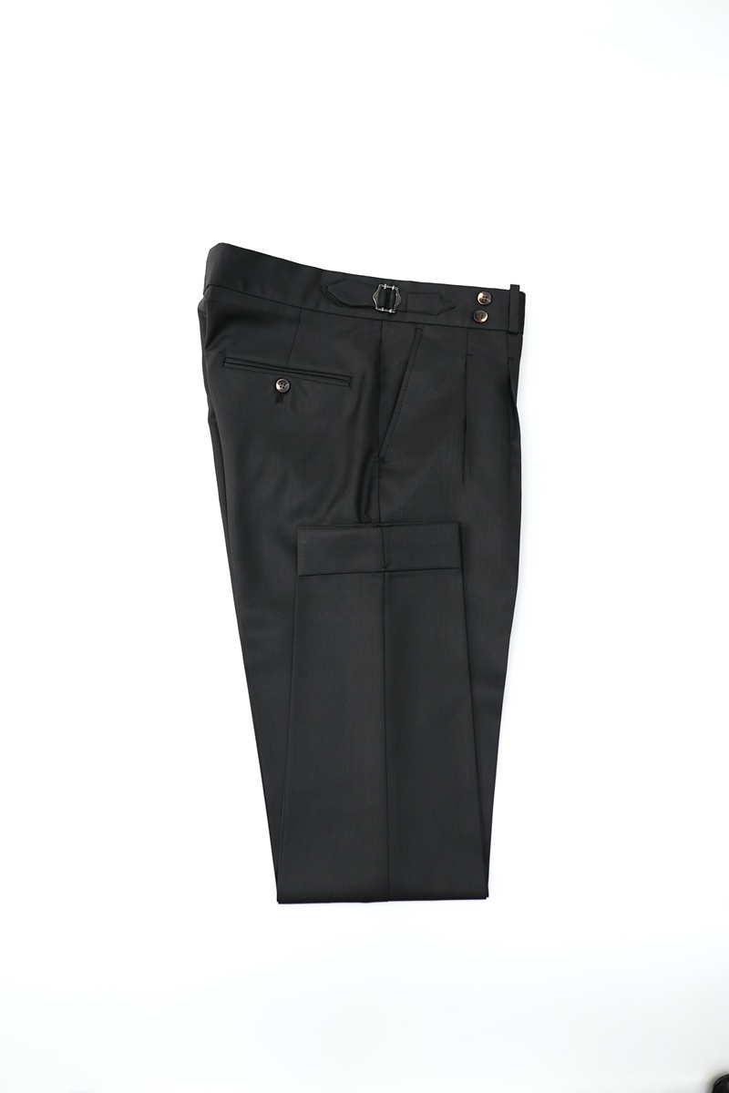 Çift Pile Pantolon - Siyah