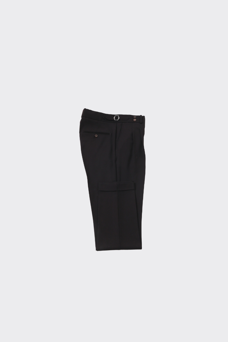 Çift Pile Pantolon - Koyu Kahverengi