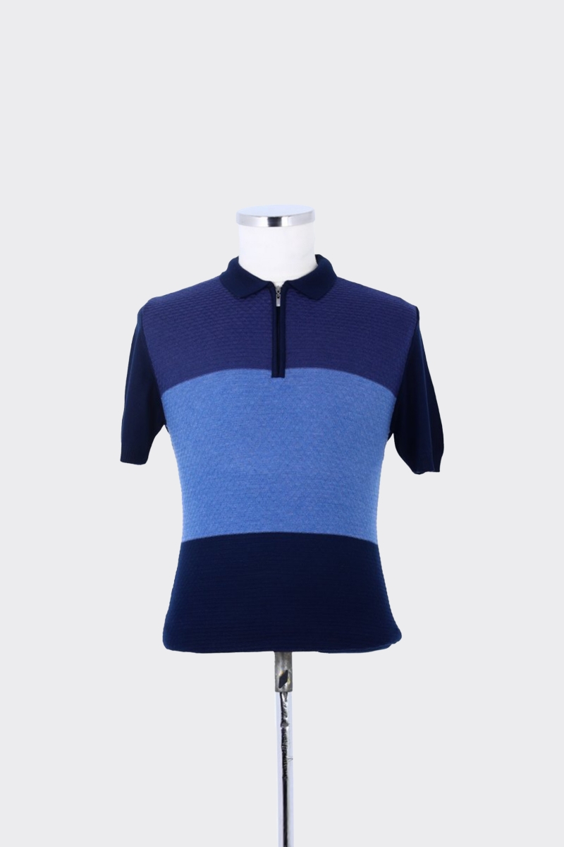 Ferm.polo Yaka K.kol T-shirt - Lacivert