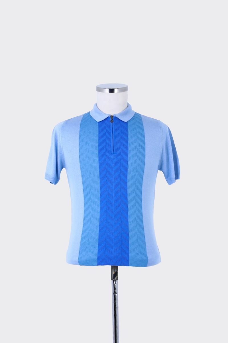 Ferm.polo Yaka K.kol T-shirt - B.mavisi