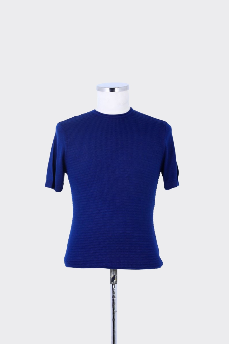Bis.yaka K.kol T-shirt - Açık Lacivert