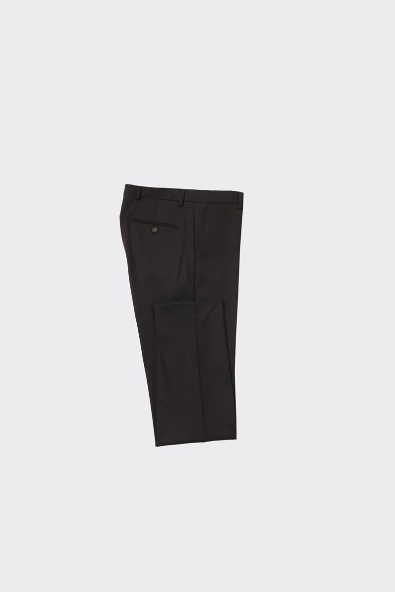 Slim Fit Pantolon - Koyu Kahverengi