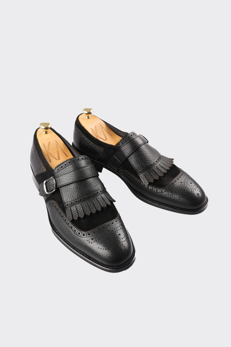 Loafer Ayakkabı - Siyah Floter Süet