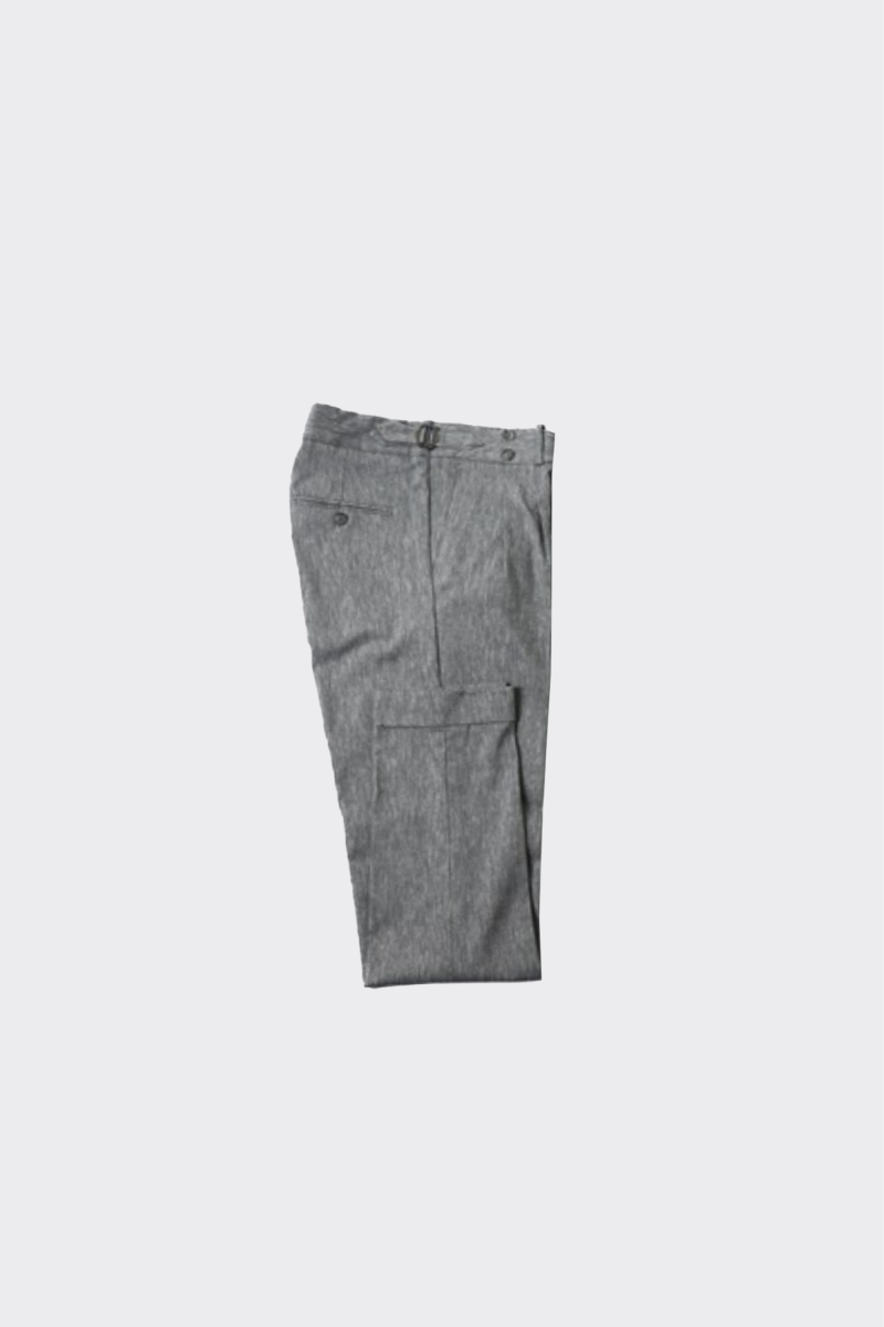 Çift Pile Pantolon - Gri