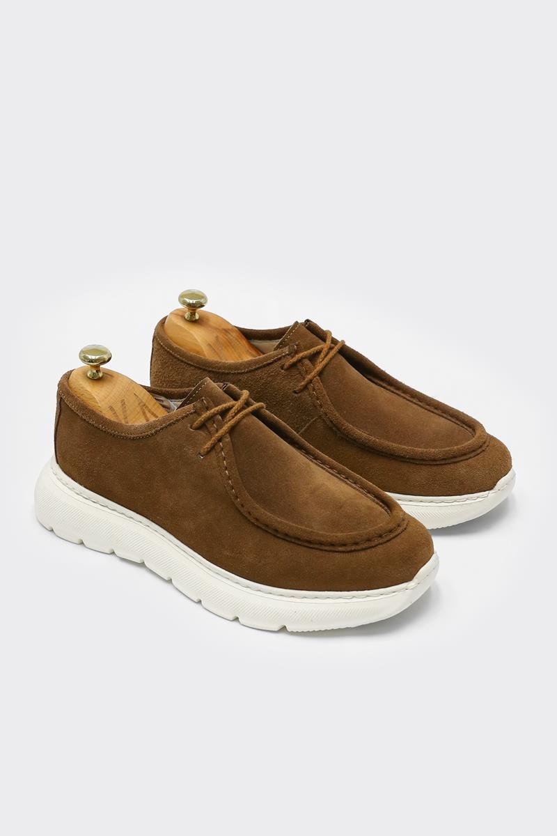 Casual Ayakkabı - Taba Süet