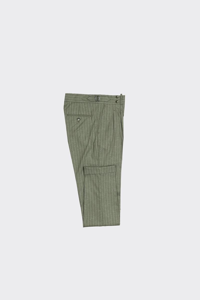 Çift Pile Pantolon - Haki
