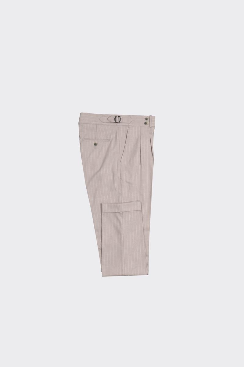 Çift Pile Pantolon - Bej