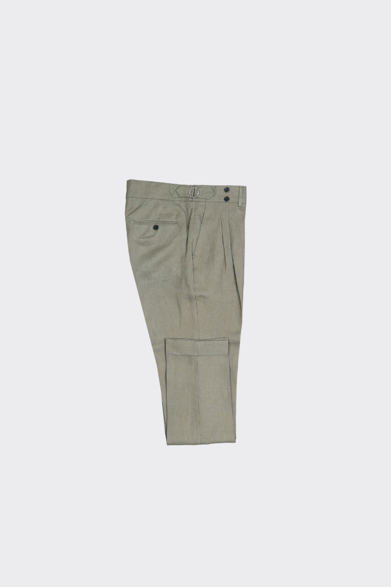 Çift Pile Pantolon - Haki