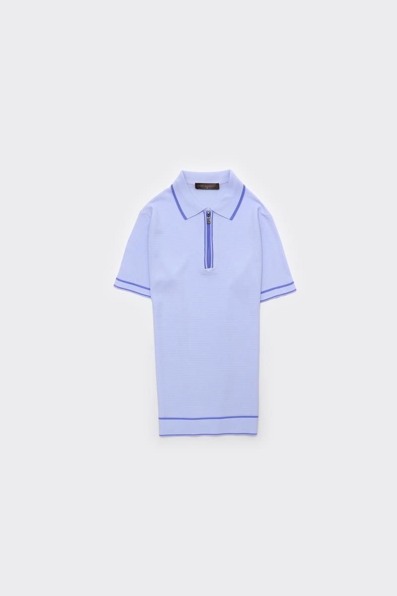 Ferm.polo Yaka K.kol T-shirt - Bebe Mavisi
