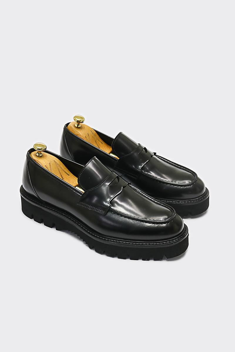 Loafer Ayakkabı - Siyah Açma