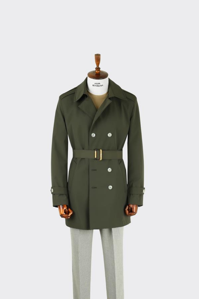 Trenç Coat - Haki