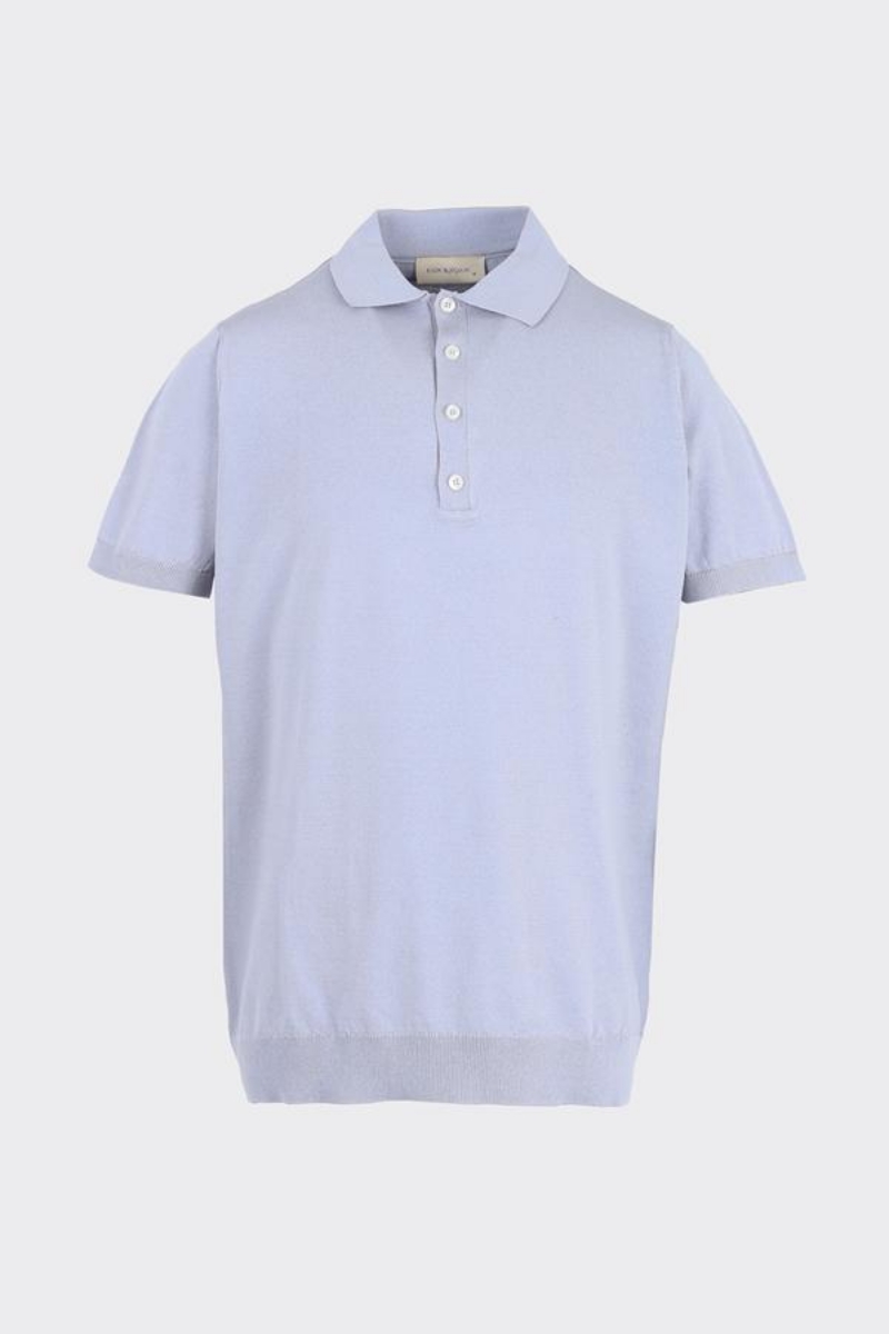 Polo.yaka K.kol T-shirt - Gri