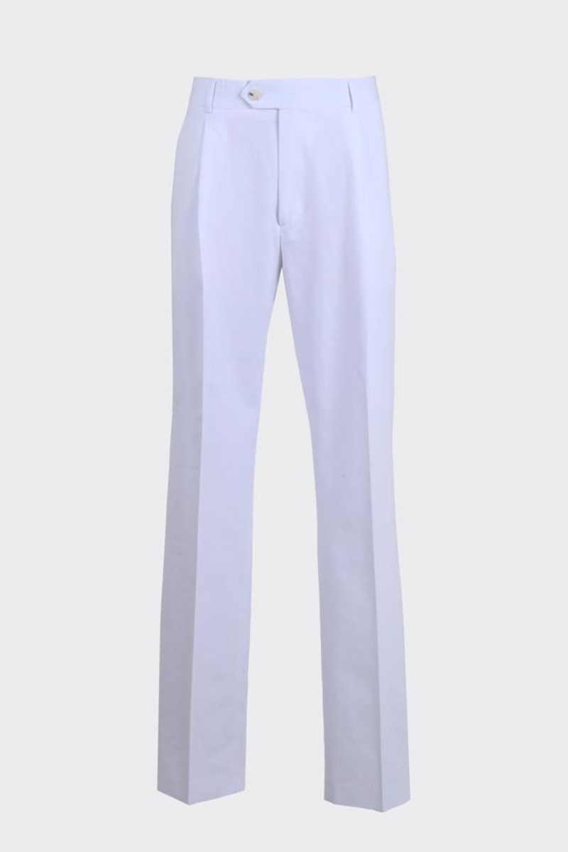 Barcelona Modern Fit Pantolon - Beyaz