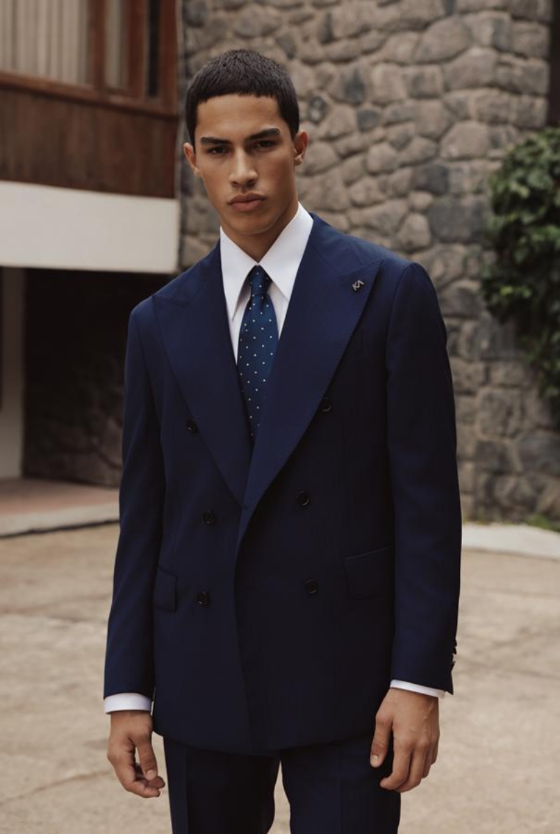 Magnato Kruvaze Takım Elbise - Açık Lacivert