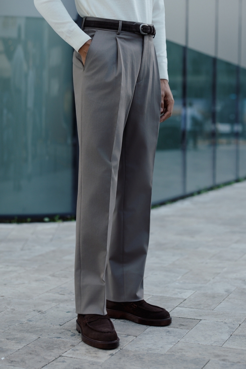 Tokyo Modern Fit Pantolon - Vizon