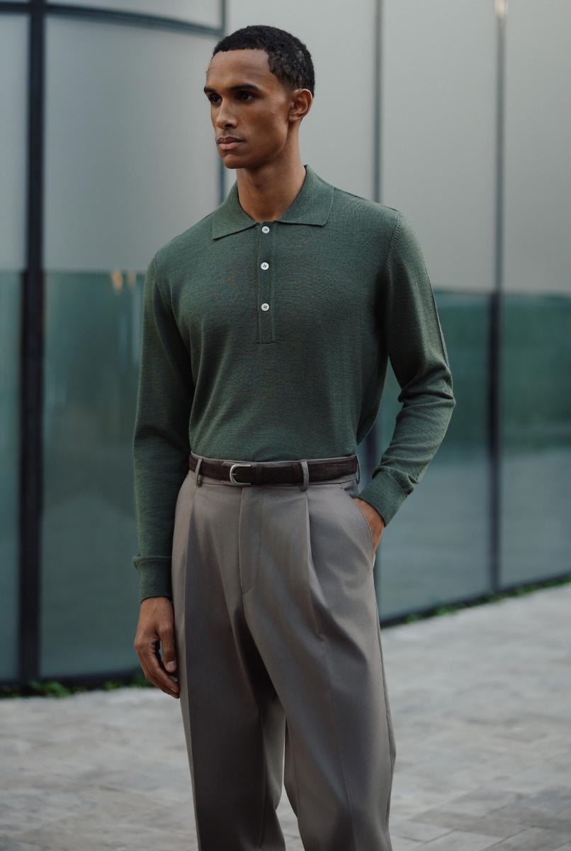 Lora Polo Triko - Haki