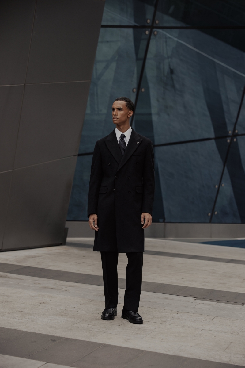 Courc Kruvaze Kaban - Siyah