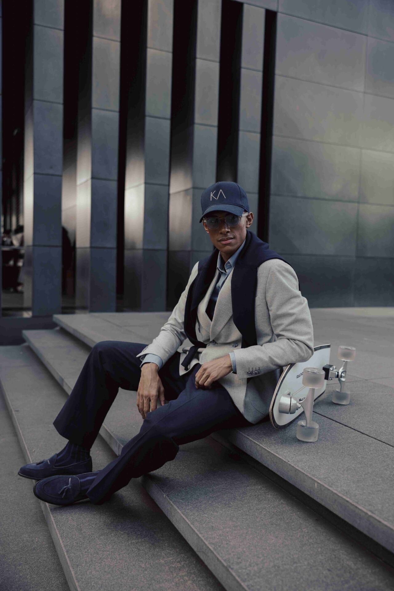 Soho Kruvaze Ceket Gri - 52