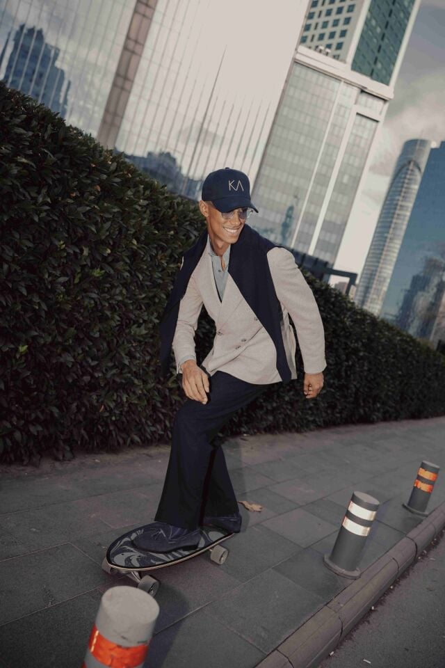 Soho Kruvaze Ceket Gri - 54