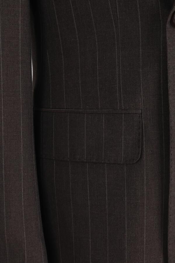 Kruvaze Takım Elbise Kahverengi - 46