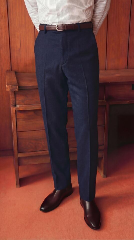 Luxe Flanel Slim Fit Pantolon Luxe Flanel Slim Fit Pantolon