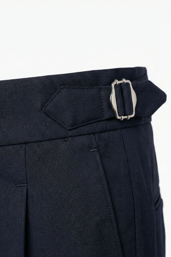 İstanbul Çift Pile Pantolon Lacivert - 46