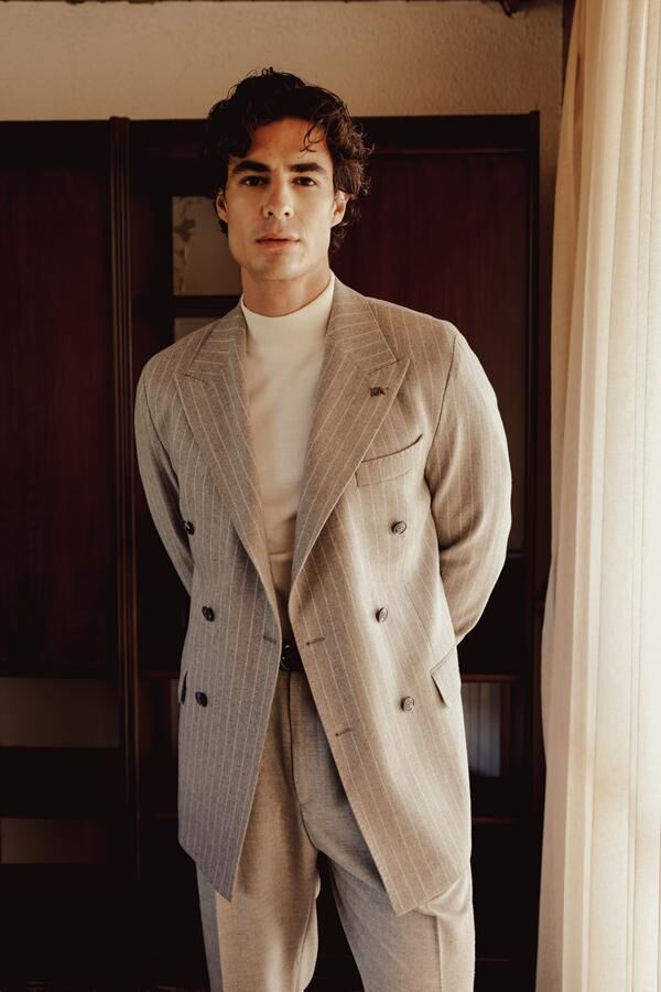 Los Angeles Kruvaze Ceket Bej - 46