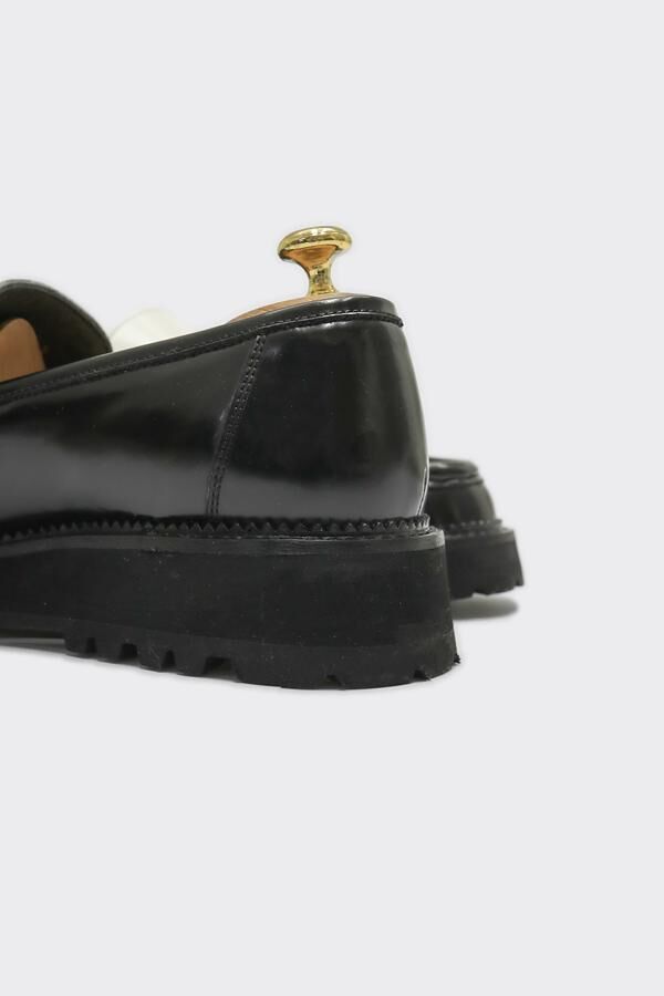 Loafer Ayakkabı Siyah-Beyaz Açma - 42
