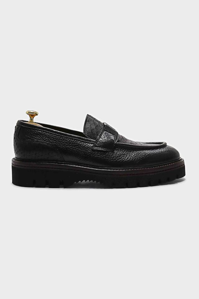 Loafer Ayakkabı Kahve Floter Anaconda - 44