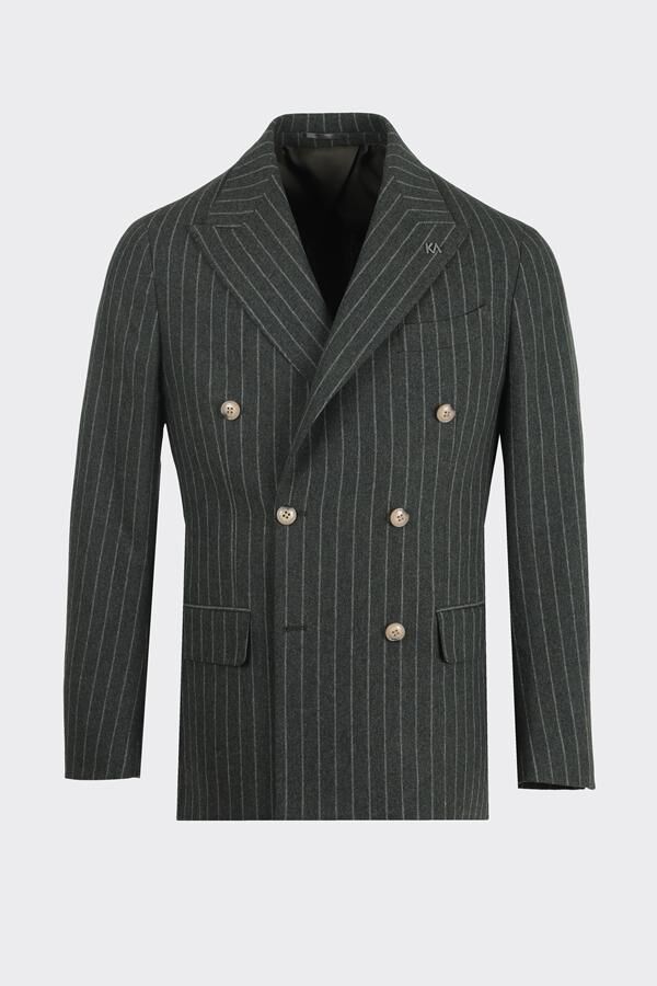 Los Angeles Kruvaze Ceket Haki - 46