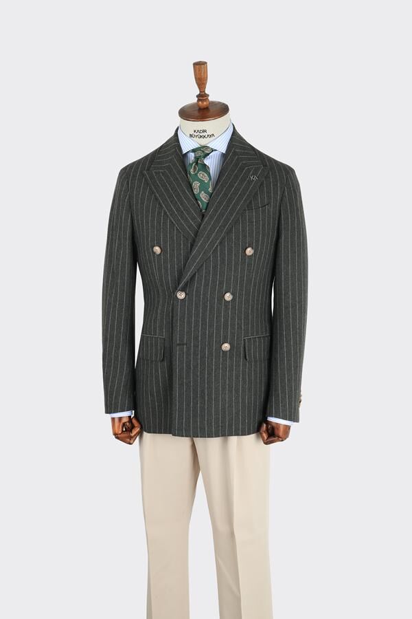 Los Angeles Kruvaze Ceket Haki - 46