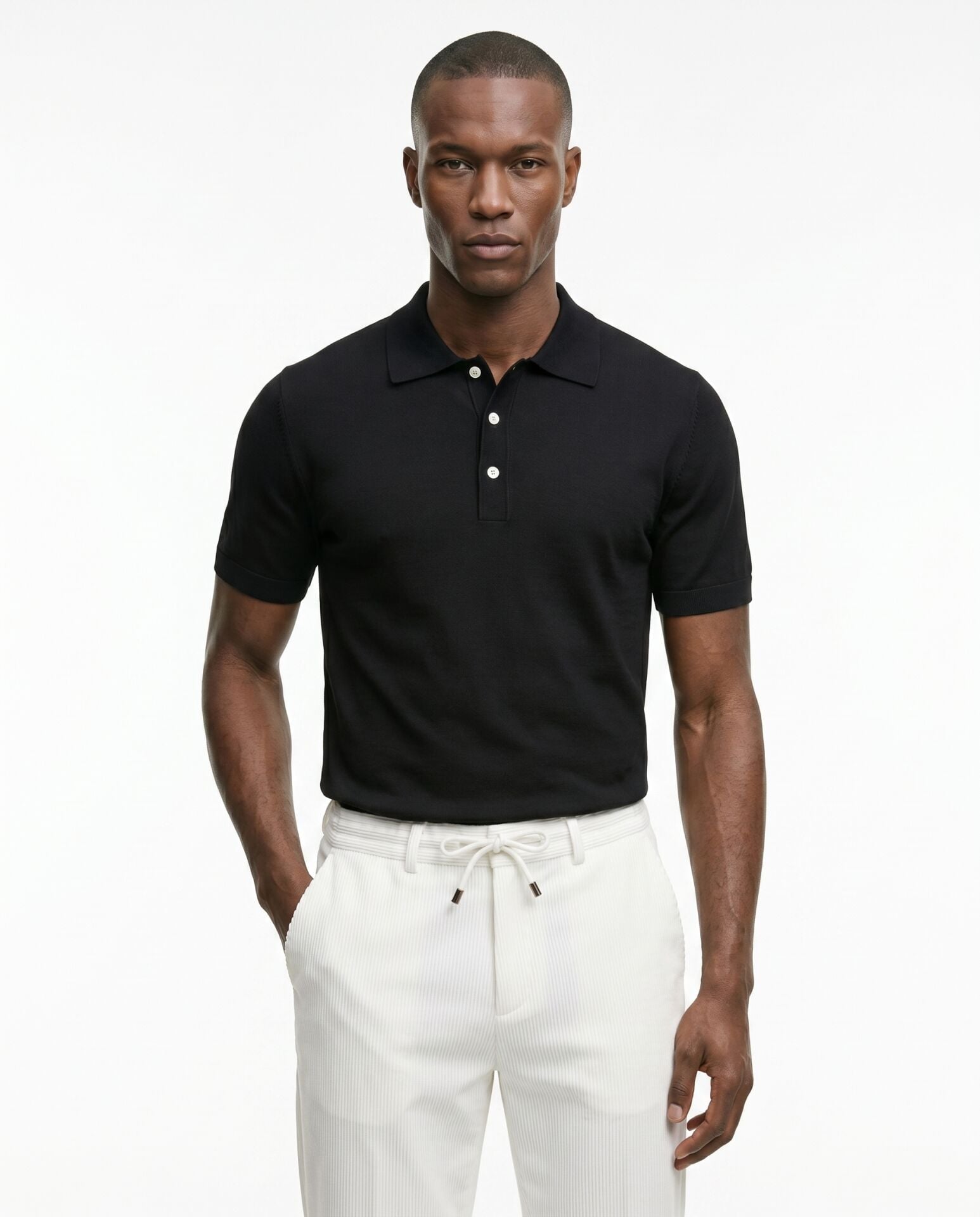 Eterno Triko T-Shirt Siyah - M