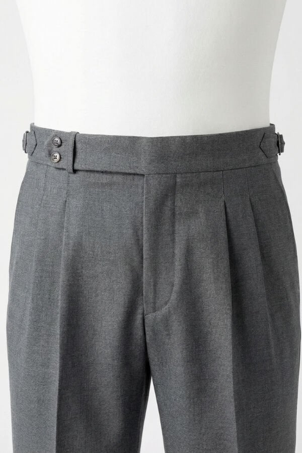 İstanbul Çift Pile Pantolon Gri - 50