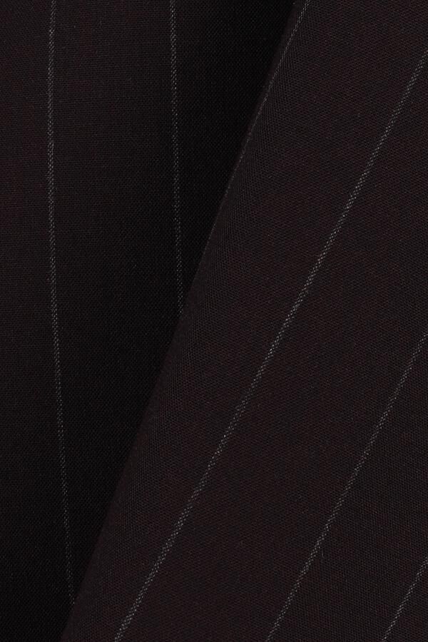 Kruvaze Takım Elbise Bordo - 56