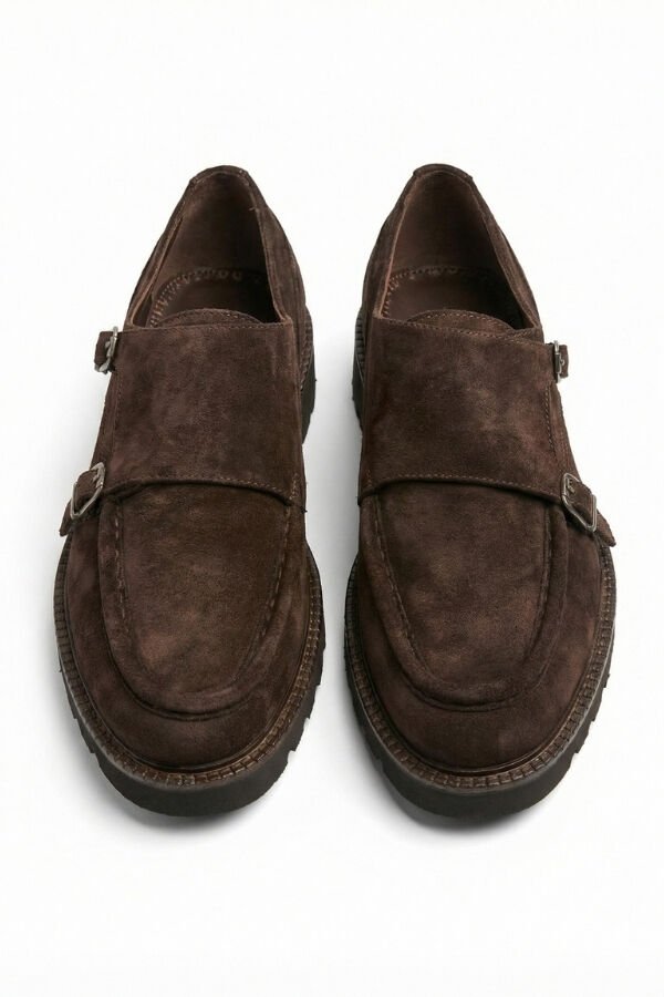 Loafer Ayakkabı Kahve Süet - 43