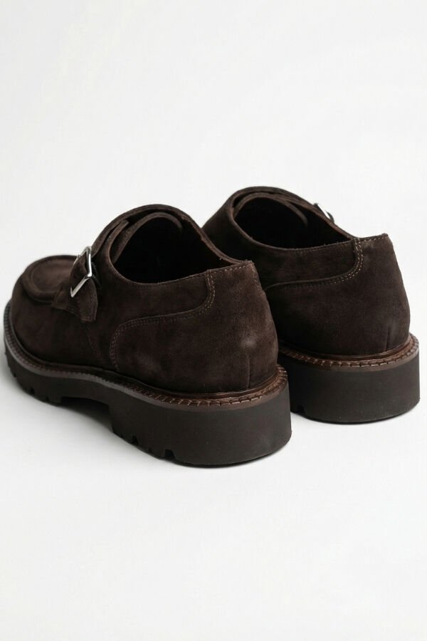 Loafer Ayakkabı Kahve Süet - 43