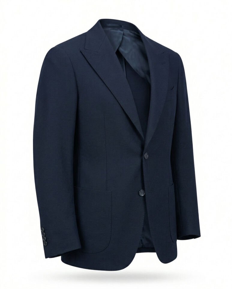 Grid Ceket Lacivert - 54