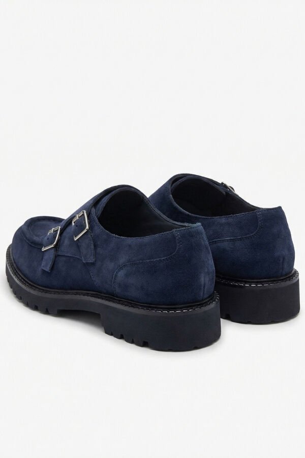 Loafer Ayakkabı Lacivert Süet - 43