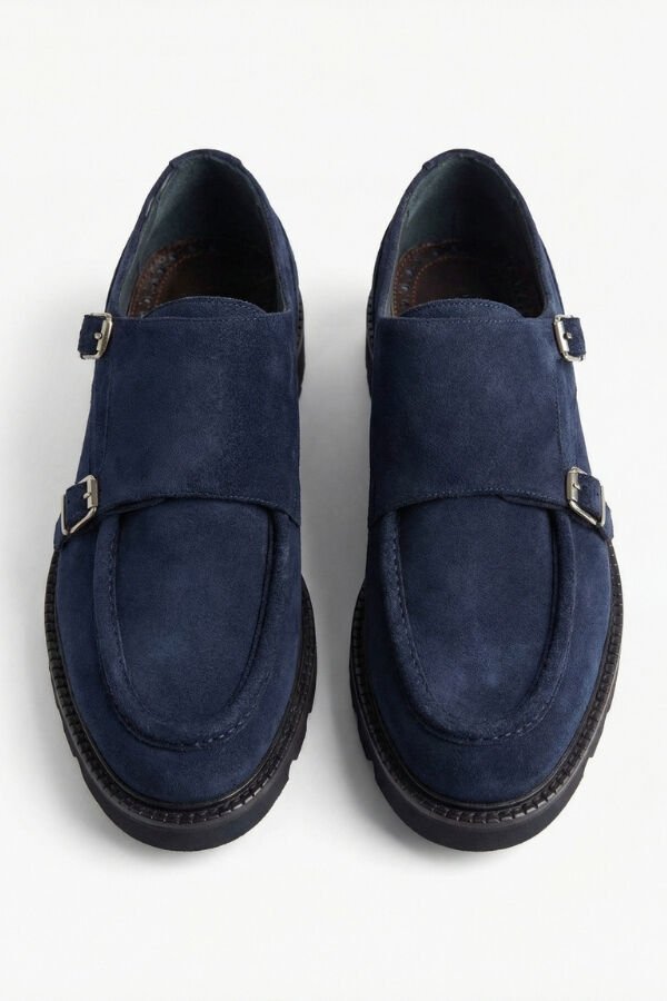 Loafer Ayakkabı Lacivert Süet - 44
