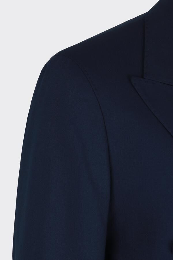 Kruvaze Takım Elbise Lacivert - 52