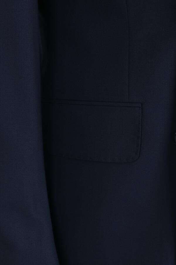 Kruvaze Takım Elbise Lacivert - 54