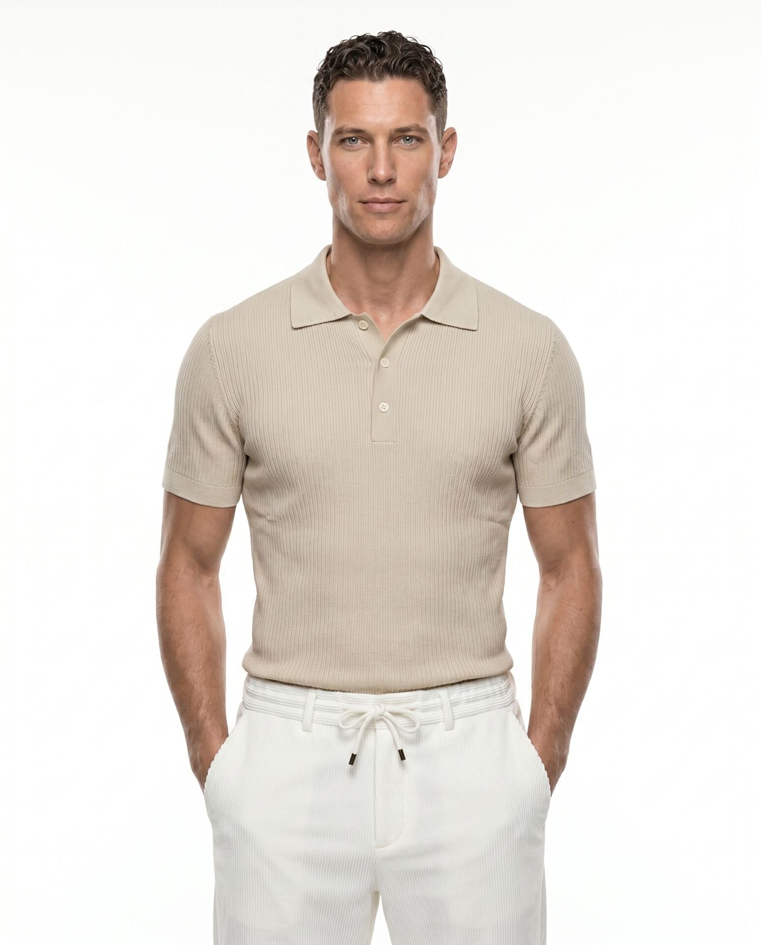 Grand Polo Triko T-Shirt Bej - M