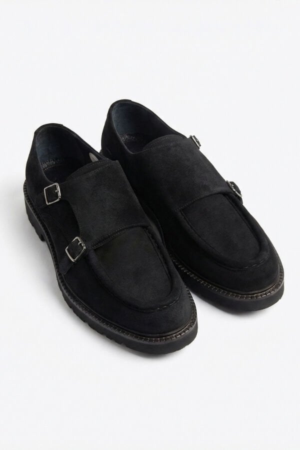 Loafer Ayakkabı Siyah Süet - 44