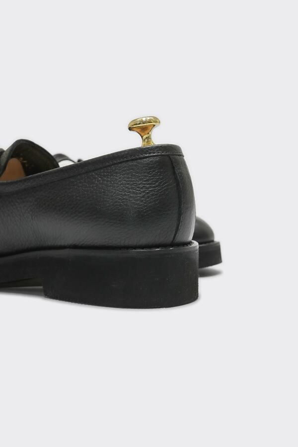 Loafer Ayakkabı Siyah-Beyaz Floter - 43