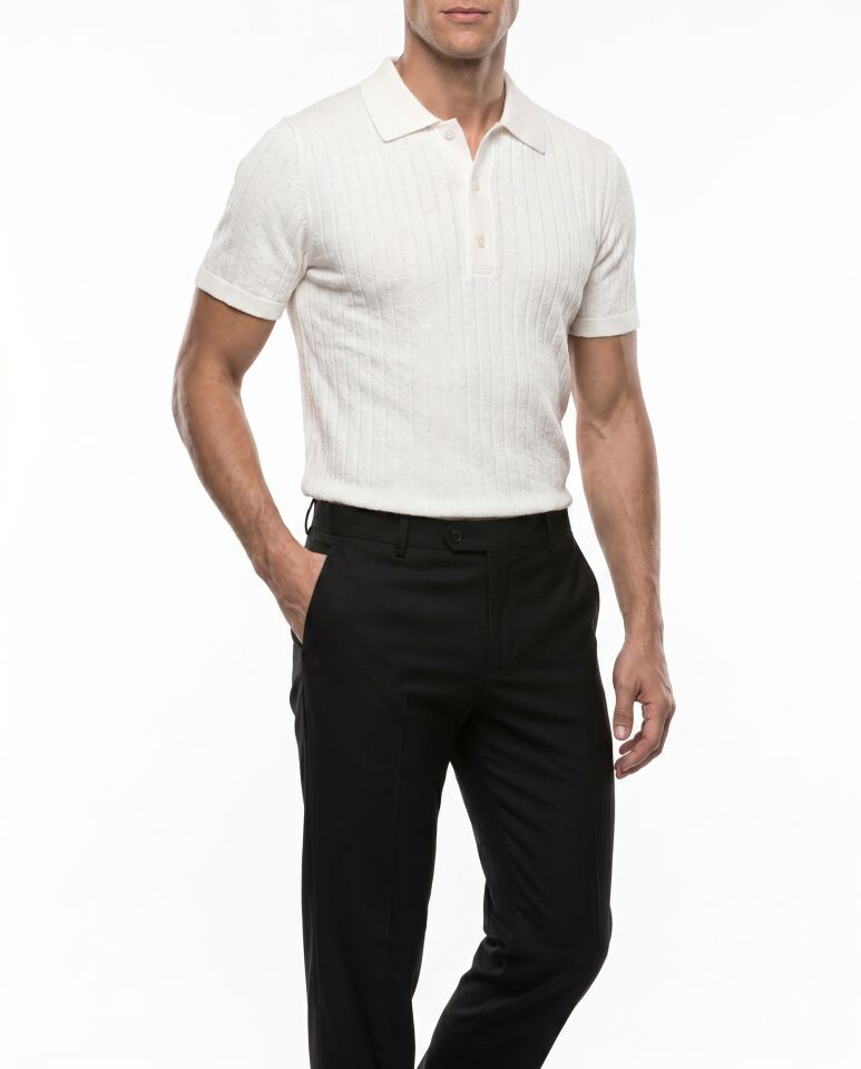 Neo Polo Triko T-Shirt Beyaz - XL