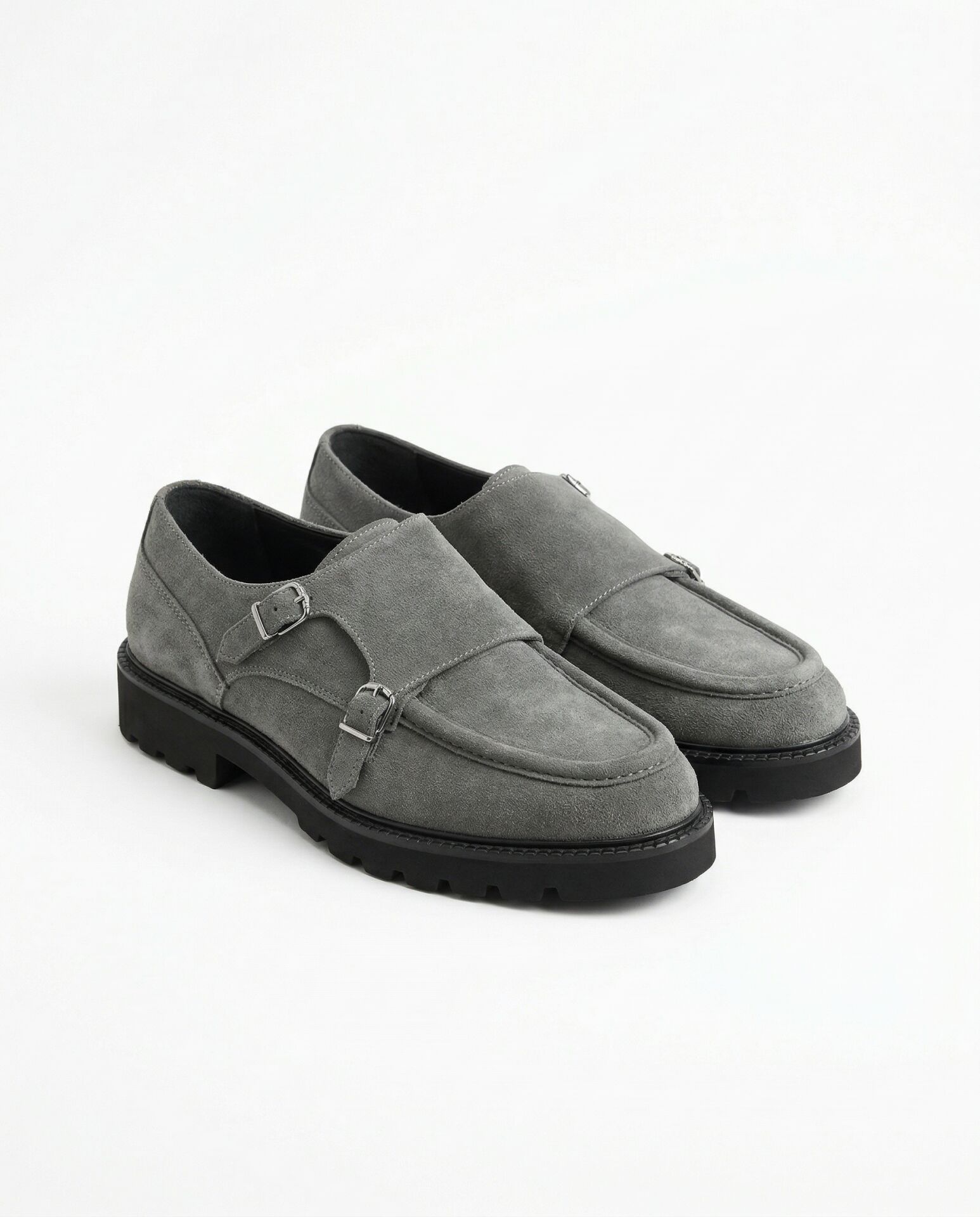 Loafer Ayakkabı Gri Süet - 41