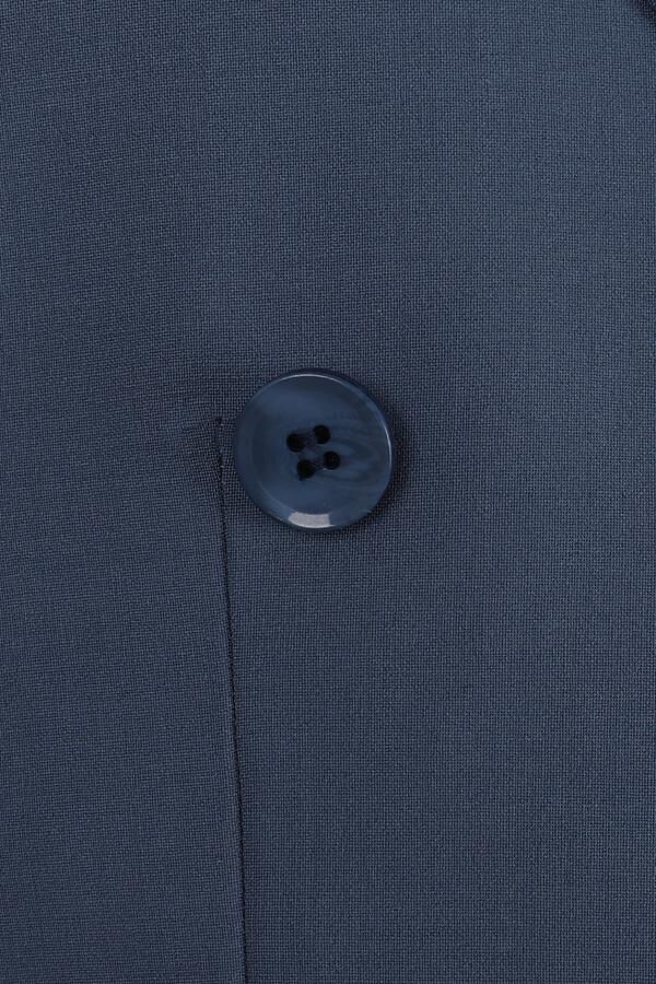 Kruvaze Takım Elbise Petrol Mavisi - 50